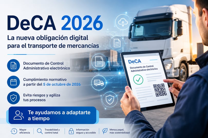 Conoce la nueva obligación digital DeCA para el transporte de mercancías