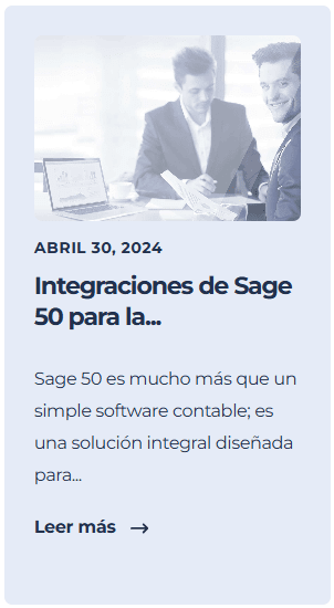 integraciones sage 50